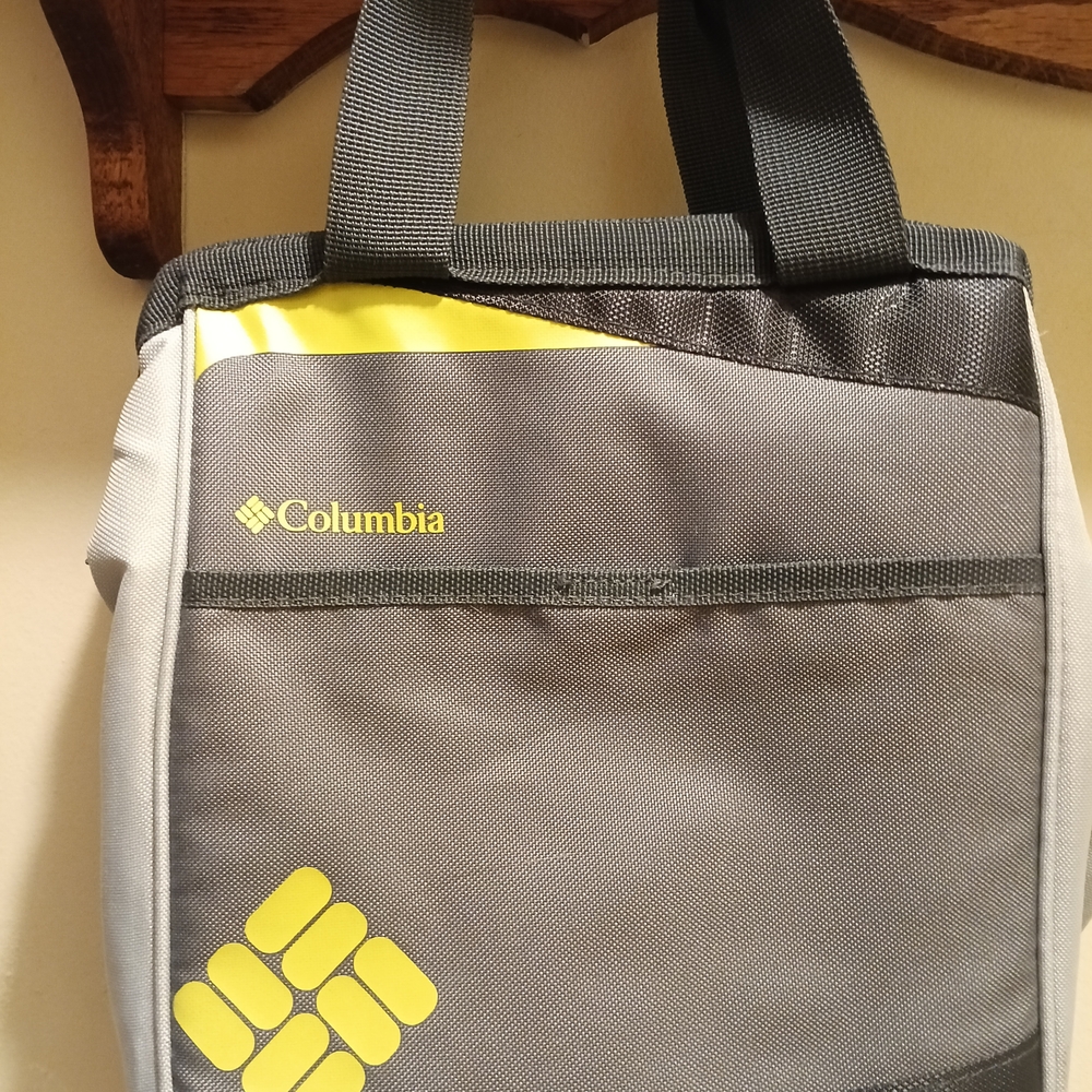 Columbia Gray and Yellow Tote Bag/Lunch Tote